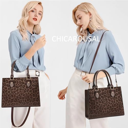 Image of CHICAROUSAL Crossbody Purses and Handbags for Women PU Leather Tote Top Handle Satchel Shoulder Bags