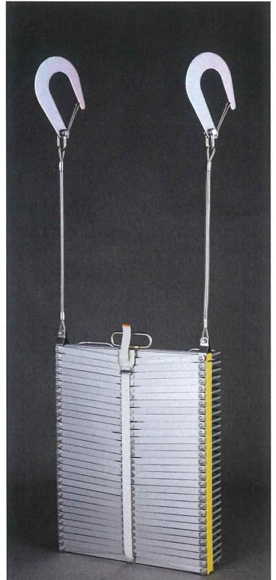 Amazon｜【 OA-62】アルミ製折りたたみ式避難はしご つり下げ