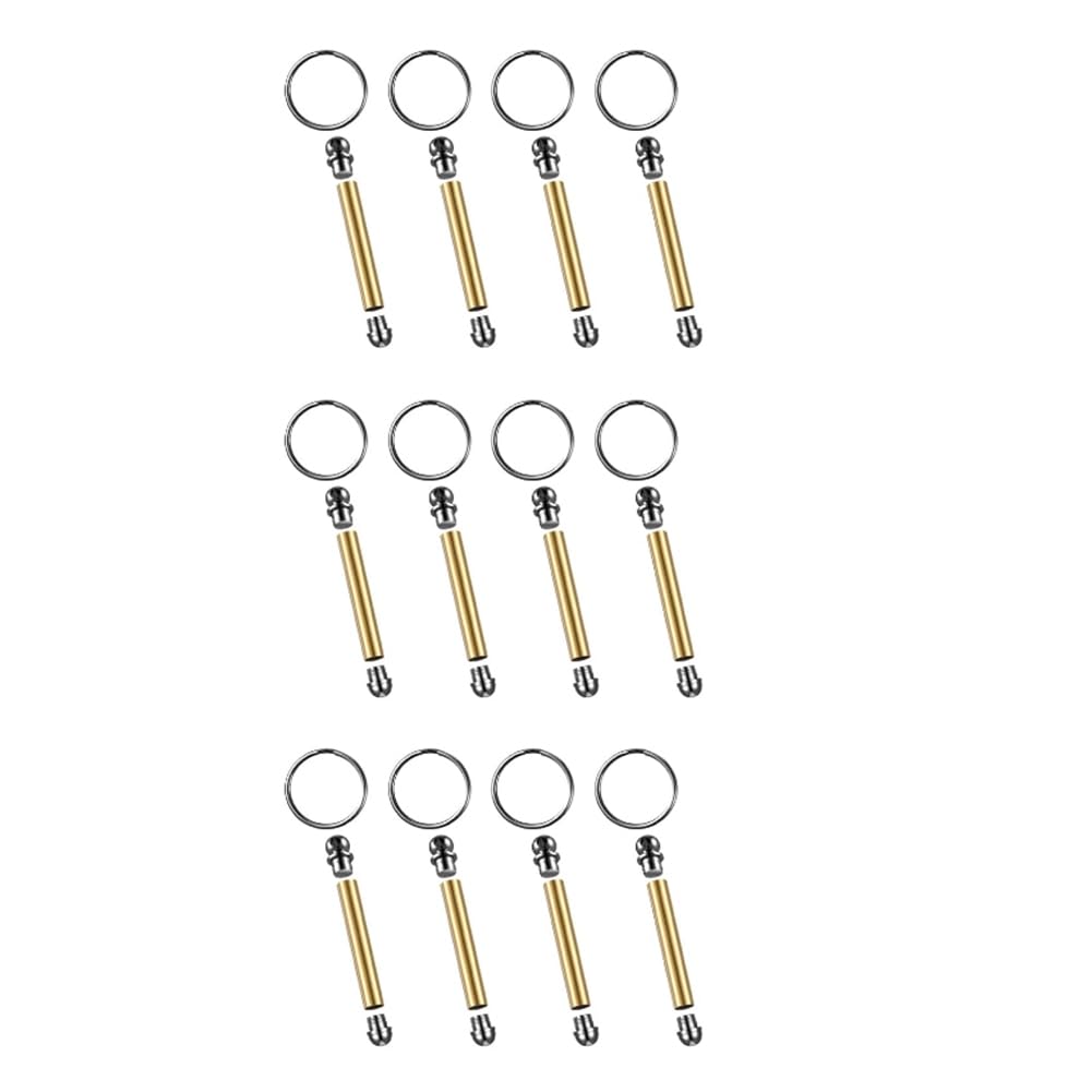 CTRLZS WoodTurning Keychain Kit Wood Turning Accessories Mandrel Wood Turning Keychain for Woodworking Gift A