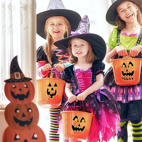 Image of JOYIN 36 PCS Halloween Pumpkin Stickers, Party Favor for Kids, Art Crafts Party Supplies, Pumpkin Decorating Face Sticker Sheets with 9 Designs, Halloween Goodies Classroom Activities Games