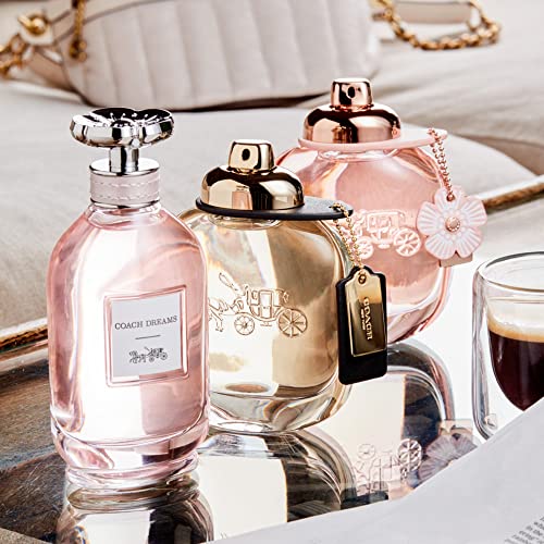 Image of COACH Eau de Parfum - Women's Fragrance - Floral Fruity - With notes of Raspberry Leaves, Turkish Rose & Suede Musks