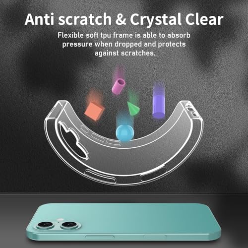Image of NISHTECH for Premium Transparent Hybrid Soft Slim Dust Proof Back Case Cover with Camera Protection AS09