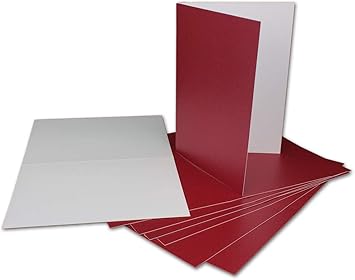 30x Klappkarten Blanko Mit Umschlag Din A6 C6 Rot Matt Glanzend Faltkarten A6 10 5 X 14 7 Cm Mit Briefumschlage C6 11 5 X 16 Cm Karten Umschlag Set Von Gluxx Agent Amazon De Burobedarf Schreibwaren