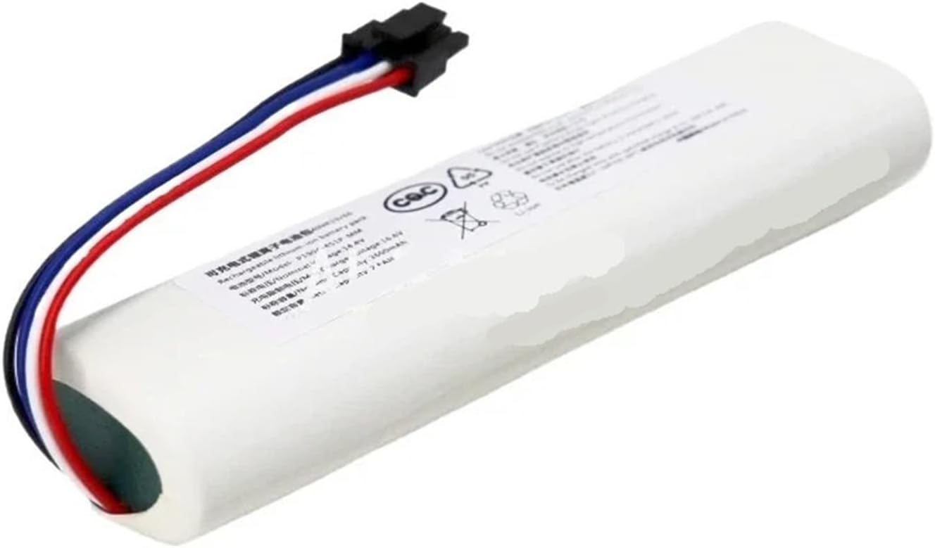 14.4V 5200mAh Vacuum Mop 2C XMSTJQR2C,Compatible For Xiaomi，Compatible For Trover，Robot LDS Vacuum Mop Finder RLS3 Vacuum Cleaner Battery(14.4v 3200mAh 1pcs)