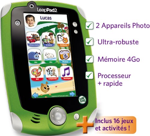 LeapPad 2 Explorer Vert LeapFrog 81450 tablette tactile éducative pour enfants