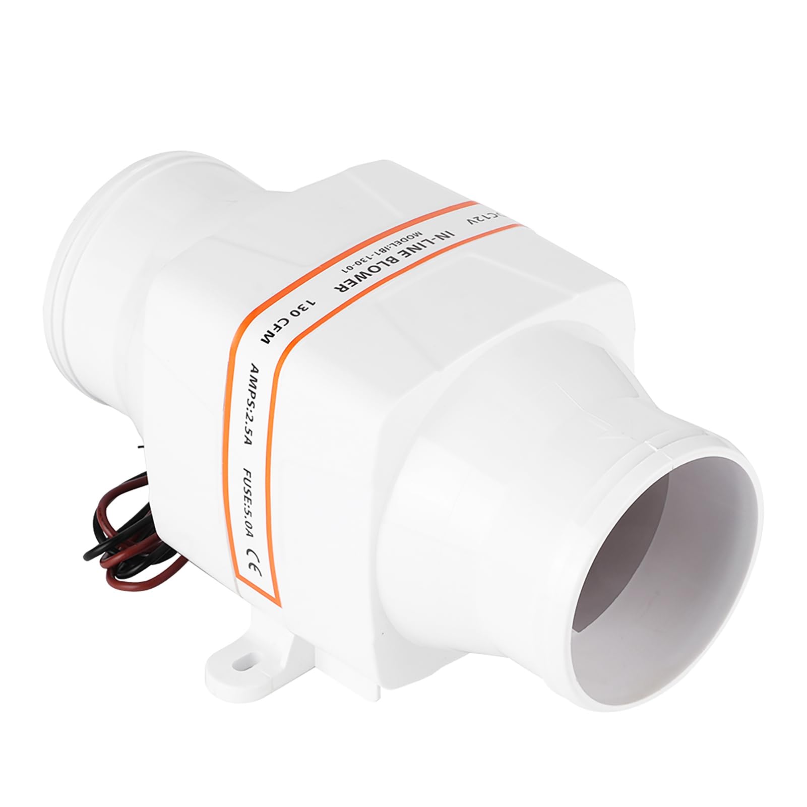 Ventilador de Aire, Ventilador de Aire Marino, Soplador de Aire Tranquilo de 12v 24v Duradero para Bote (12V)