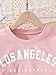 Hilinker Girls 3 Piece Outfits Cute Long Sleeve Crop Top and Cami with Pants Workout Set Pink White LA CA 7-8 Year