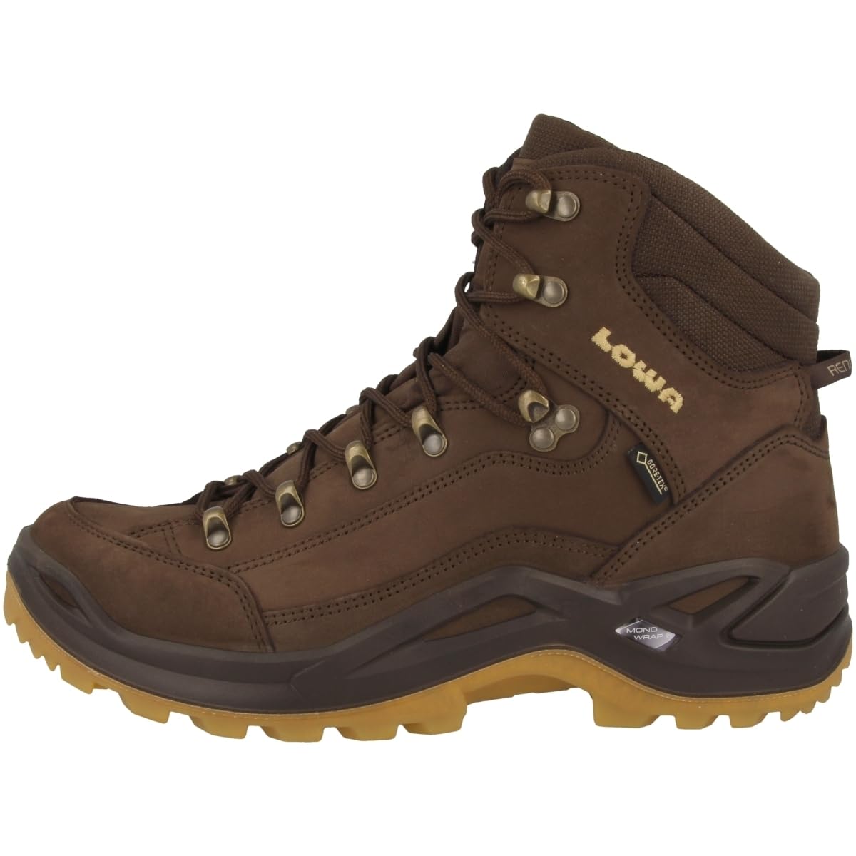 Lowa Men's Renegade GTX Mid Low Rise Hiking Boots, Brown (Espresso/Honey), 7 UK