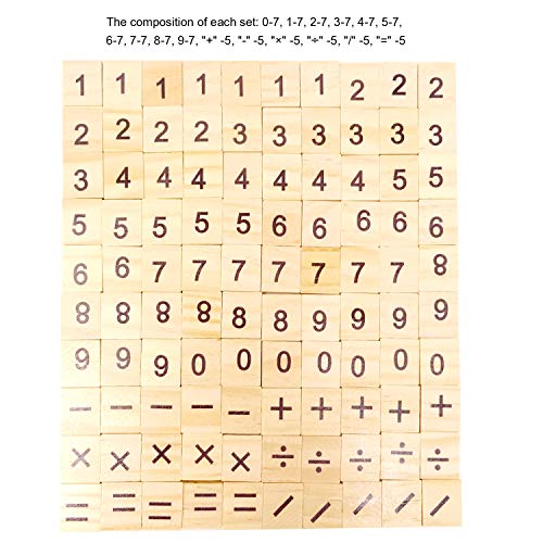 100 piezas de fichas de madera para scrabble miniatura 3