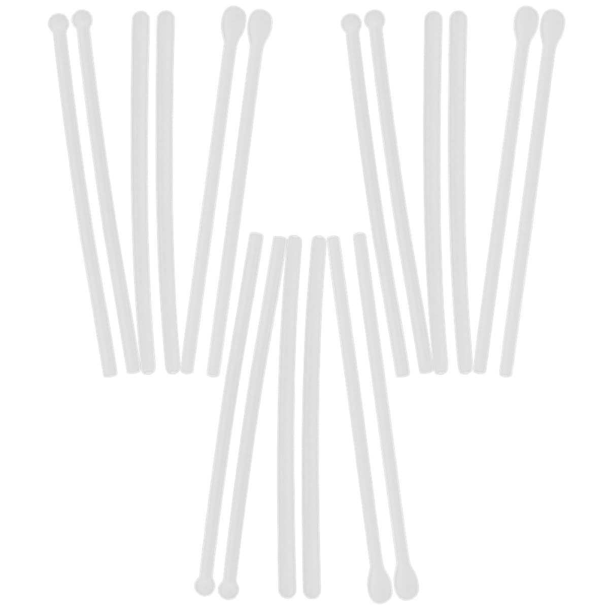 Healeved 60 Paires Couvre-Jambes de Lunettes Support Lunette Range Lunettes Couvre-Lunettes Pratiques Lunettes de Soleil métalliques Coussinets d'oreille en Silicone pour Lunettes Blanche