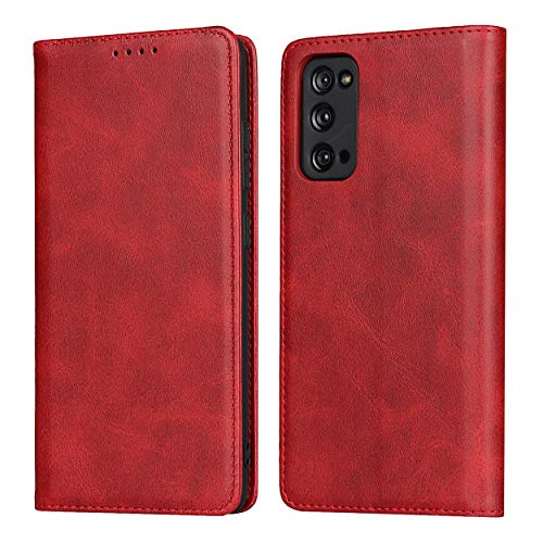 iCoverCase for Samsung Galaxy S20 FE Wallet Case, Premium PU Magnetic Leather Card Slots Holder Carry Kickstand Feature Flip Cover Case for Galaxy S20 FE 5G (Wine Red)