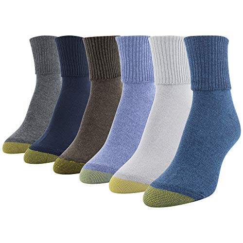 Image of GOLDTOE Women's Classic Turn Cuff Socks, Multipairs