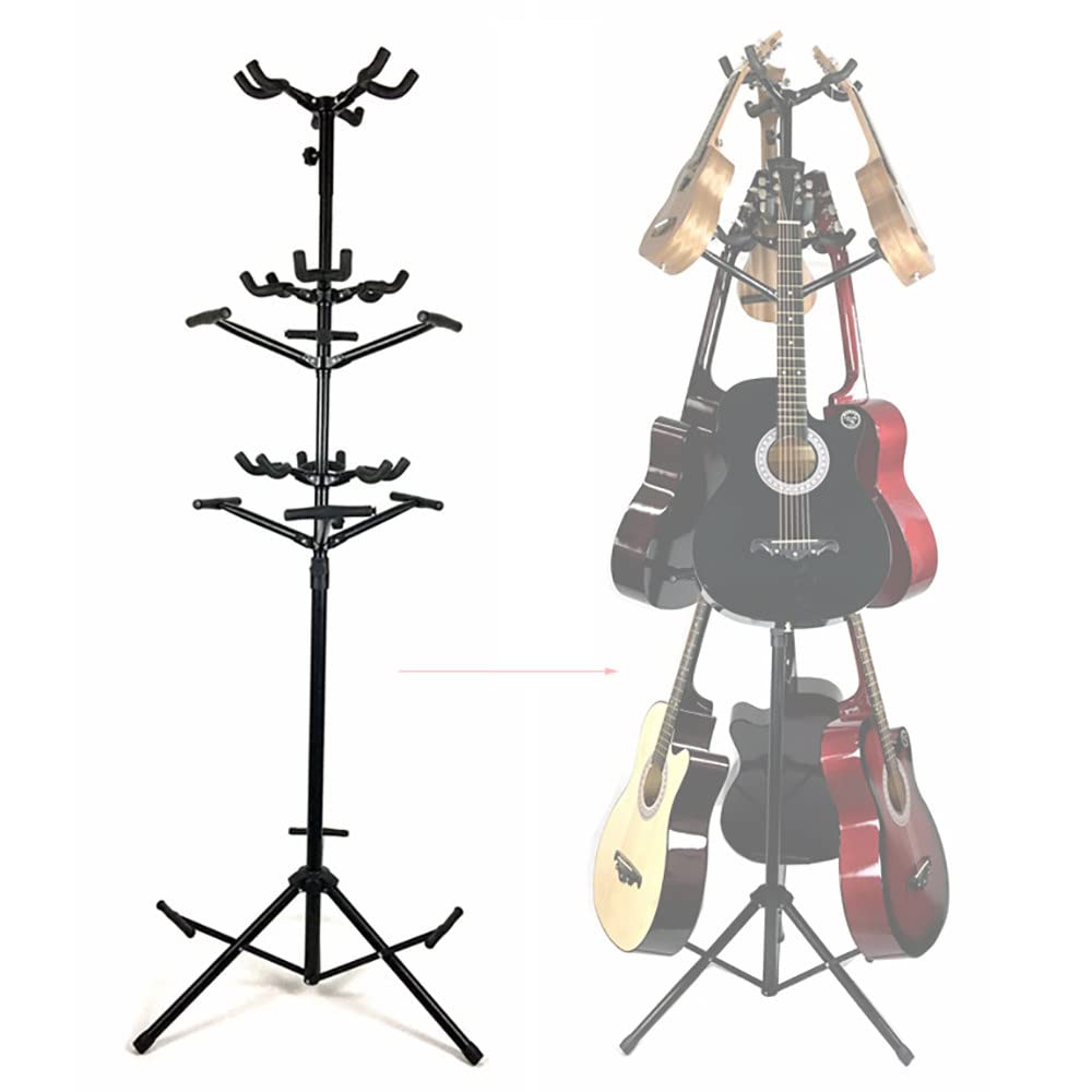 Espositore universale pieghevole verticale per chitarra, per riporre oggetti, design robusto e salvaspazio