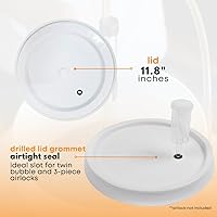 Vista 5 de 6.5 Gallon Bottling Bucket with Lid and Spigot for Bottling Beer