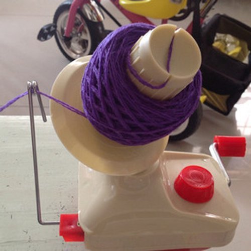 Monkeybrother Thread Skein Ball Tidy Machine Hand Operated Wool Winder Holder for Swift Yarn Fiber String Ball