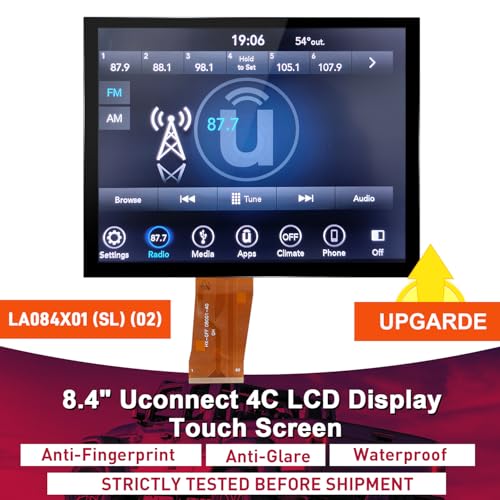 Wztywtli LA084X01(SL)(02) 8.4 Inch Uconnect 4C Uaq Lcd Monitor Touch Screen, Radio Navigation New Oem Replacement Fit thumb #1
