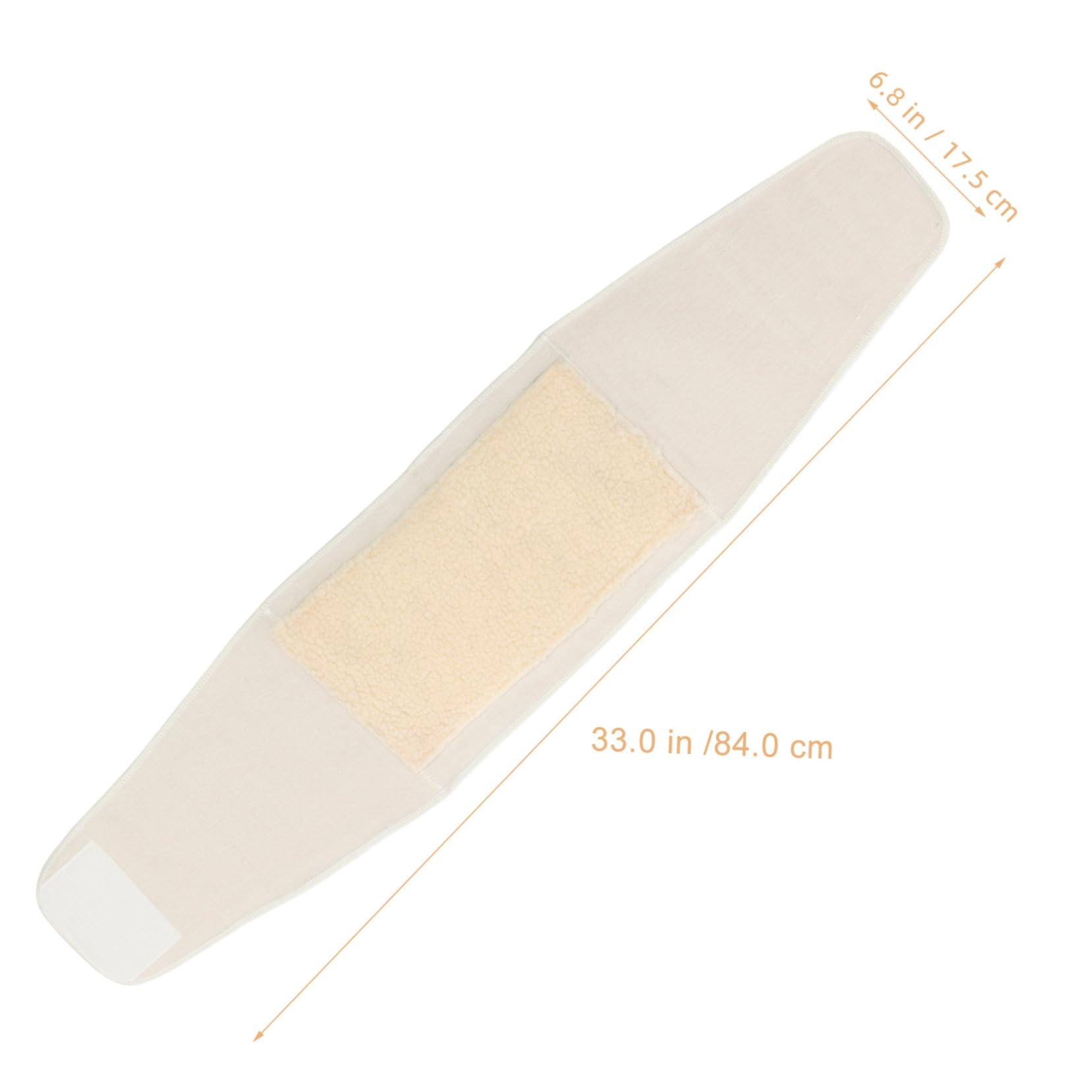 BEBEMOKO Warm Waist Band Elastic Waist Wrap Lumbar Support for Winter Comfortable Breathable Waist Warmer for Sedentary Suitable for Men Women