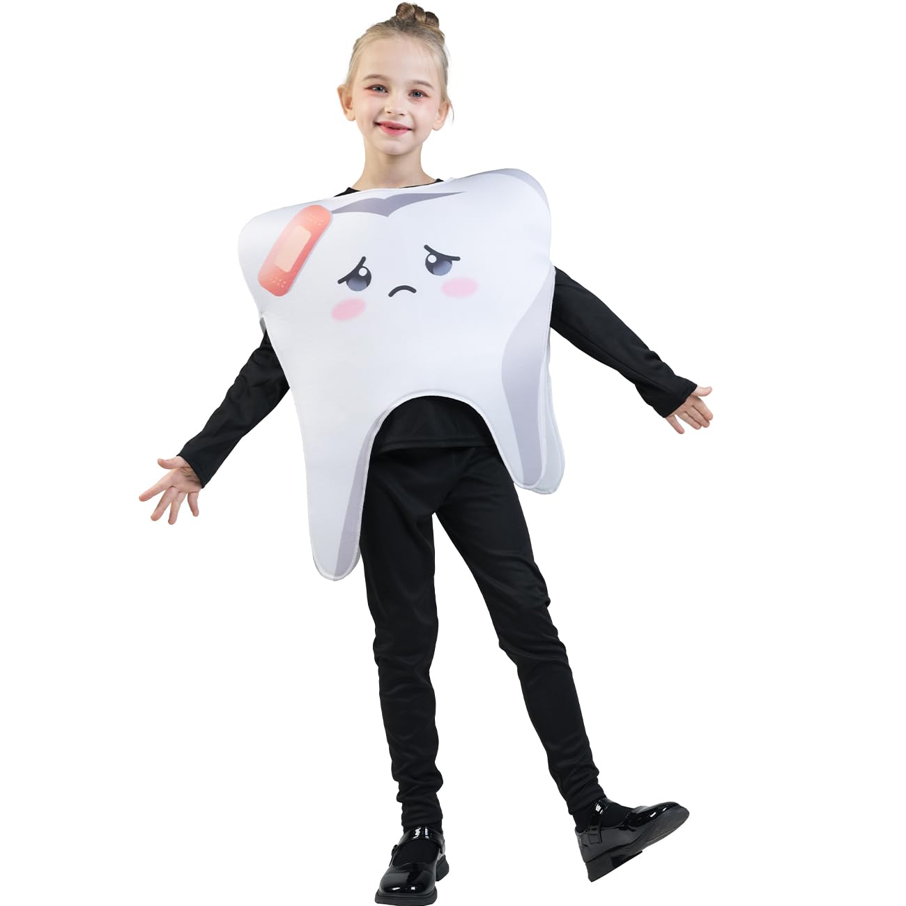SEA HARE Kids Fun Injured Tooth Elf Cosplay Costume, White - Image 4