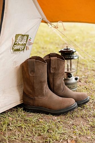 Image of 7L SIETE LEGUAS - Men's Leather Wellington Boot Light and Tough with Oil Resistant Sole style 2222