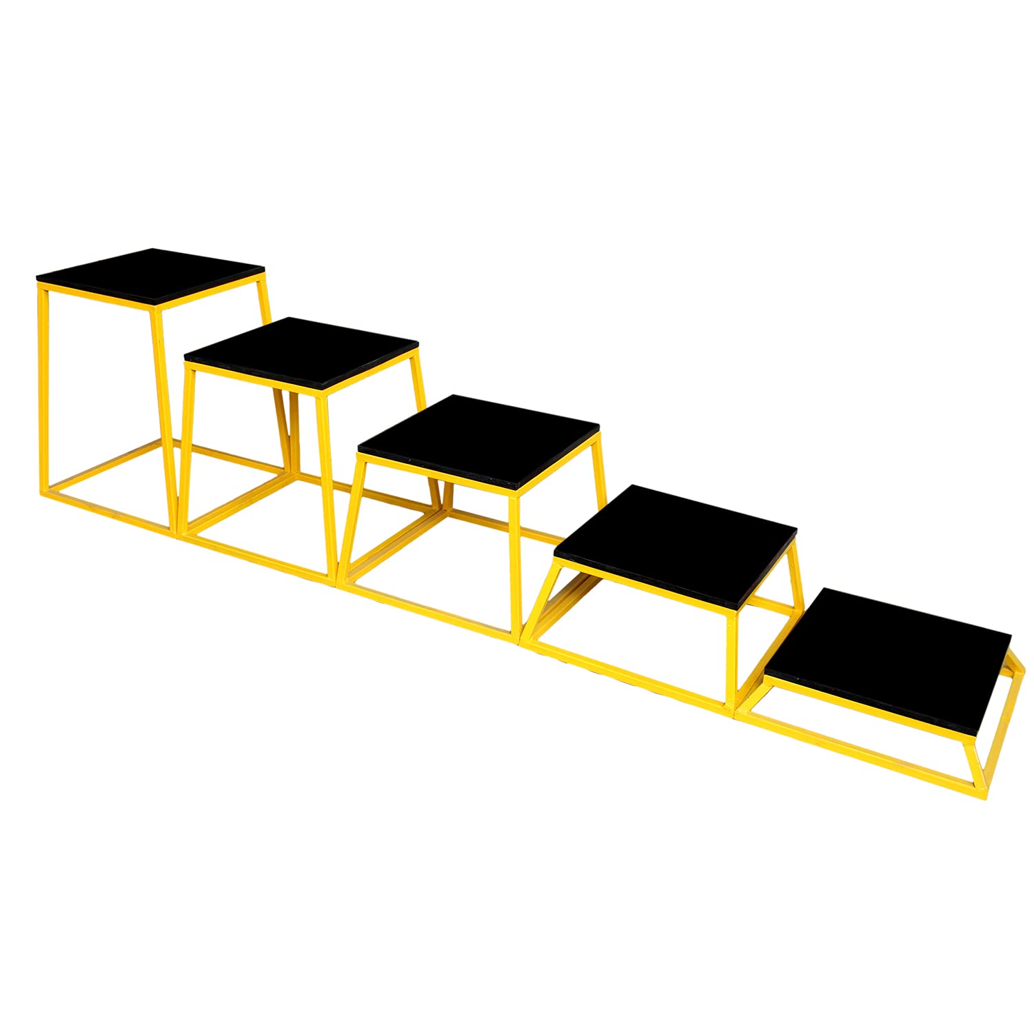 RXN Metal Plyo Box Jumping Platform Table Gym Stepper Board Fitness Training Exercise Equipment Home & Gym Fitness