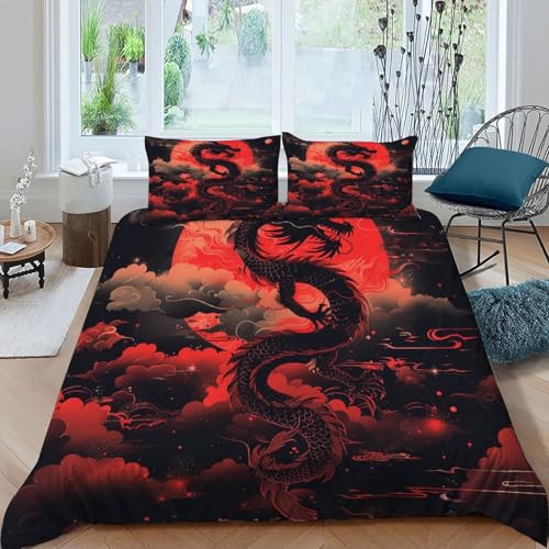 Housse de couette vache 135x200 parure de lit microfbre 2 pièces - 3