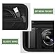 Supmay Kamera Fall für Panasonic LUMIX DC-TZ99E-K Kompakte Travel Zoom Kamera/LX10 ZS200D ZS200 ZS80 ZS100 ZS70 ZS60 Kamera, Schutzhülle Tasche mit Mesh Tasche für Akku Pack, Ladekabel, Schwarz