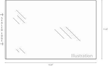 11x17 Tabloid Lamination Pouch, 11.25 x 17.25 Inches, Pack of 50, Clear (553607)