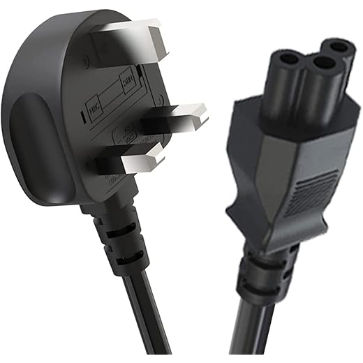 FEDUS UK Laptop Power Cable 3 Pin 18AWG