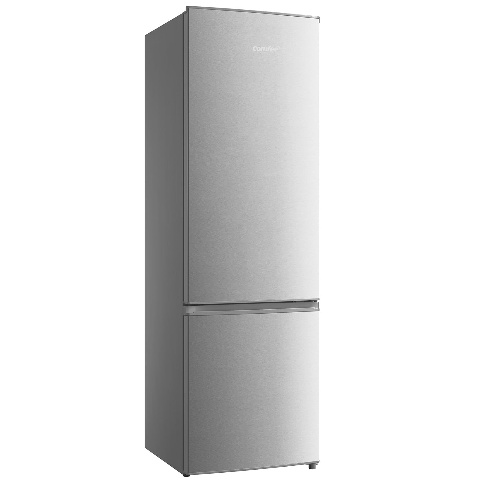 COMFEE' RCB359IX2 262L Frigorifero Combinato, Alto 177,5 cm, Tecnologia Low Frost, Silenzioso 39 dB, Illuminazione LED, Termostato Regolabile, 197L Frigo + 65L Congelatore, Inox