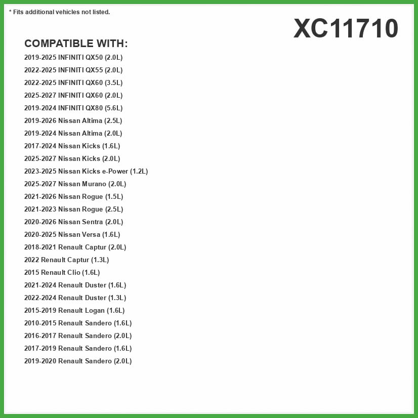 ECOGARD XC11710 Cabin Air Filter Fits 2019-2025 Nissan Altima