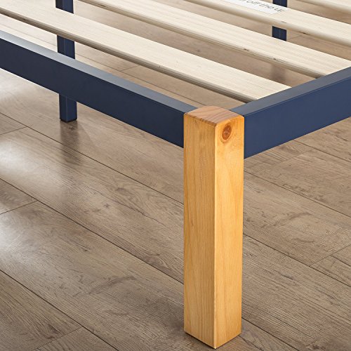 Image of Zinus Epic Metal & Wood Platform Bed with Wood Slat Support, Twin