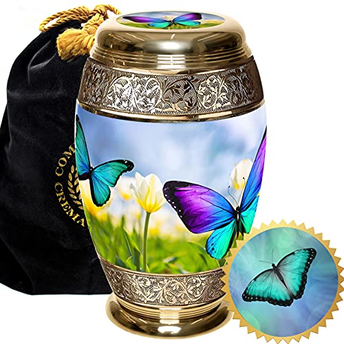 Urns with Butterflies Eulogy for Life