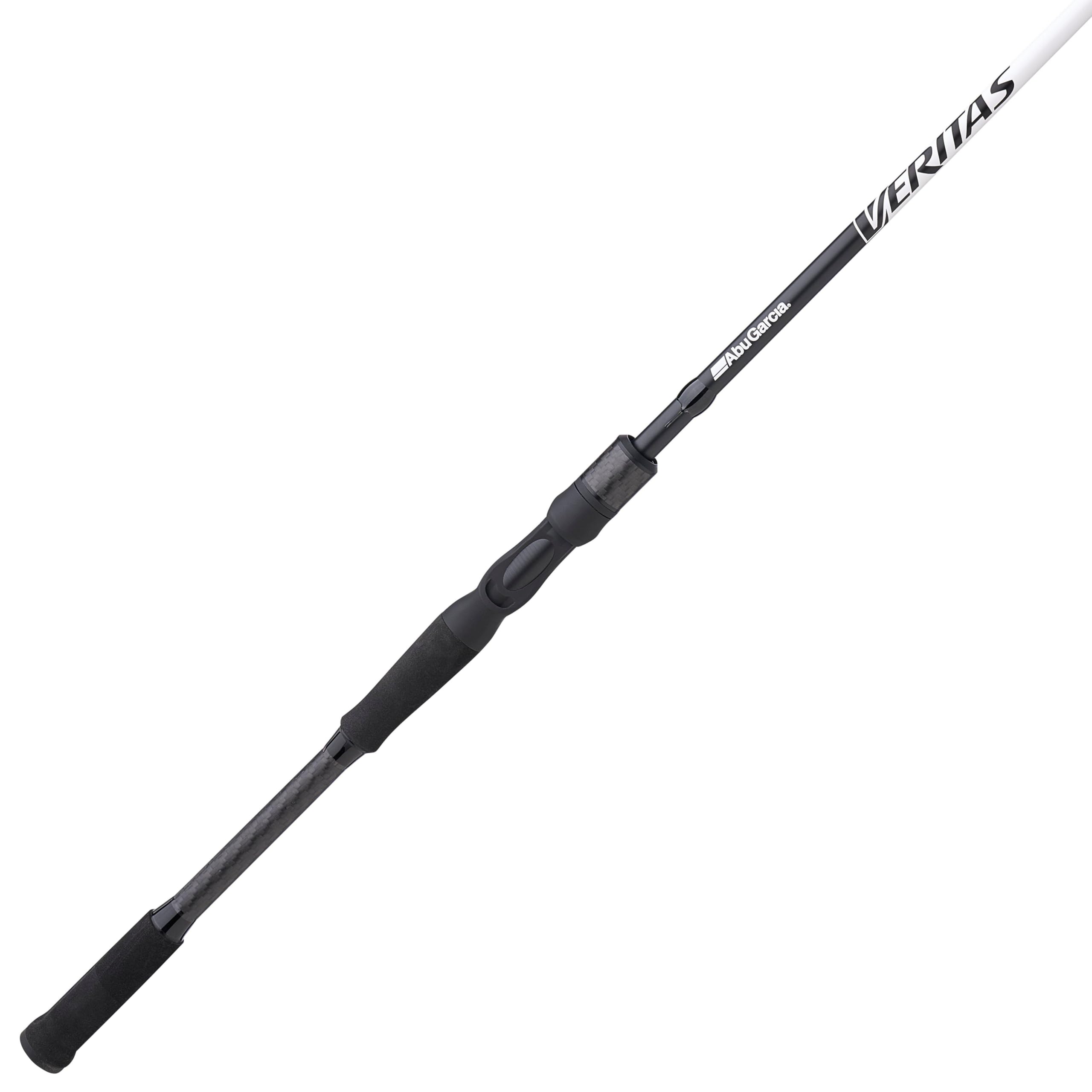 Abu Garcia Veritas Casting BFS Fishing Rod, Balanced and Lightweight Rod, Powerlux 100 Construction, Custom Ergonomic Reel Seat