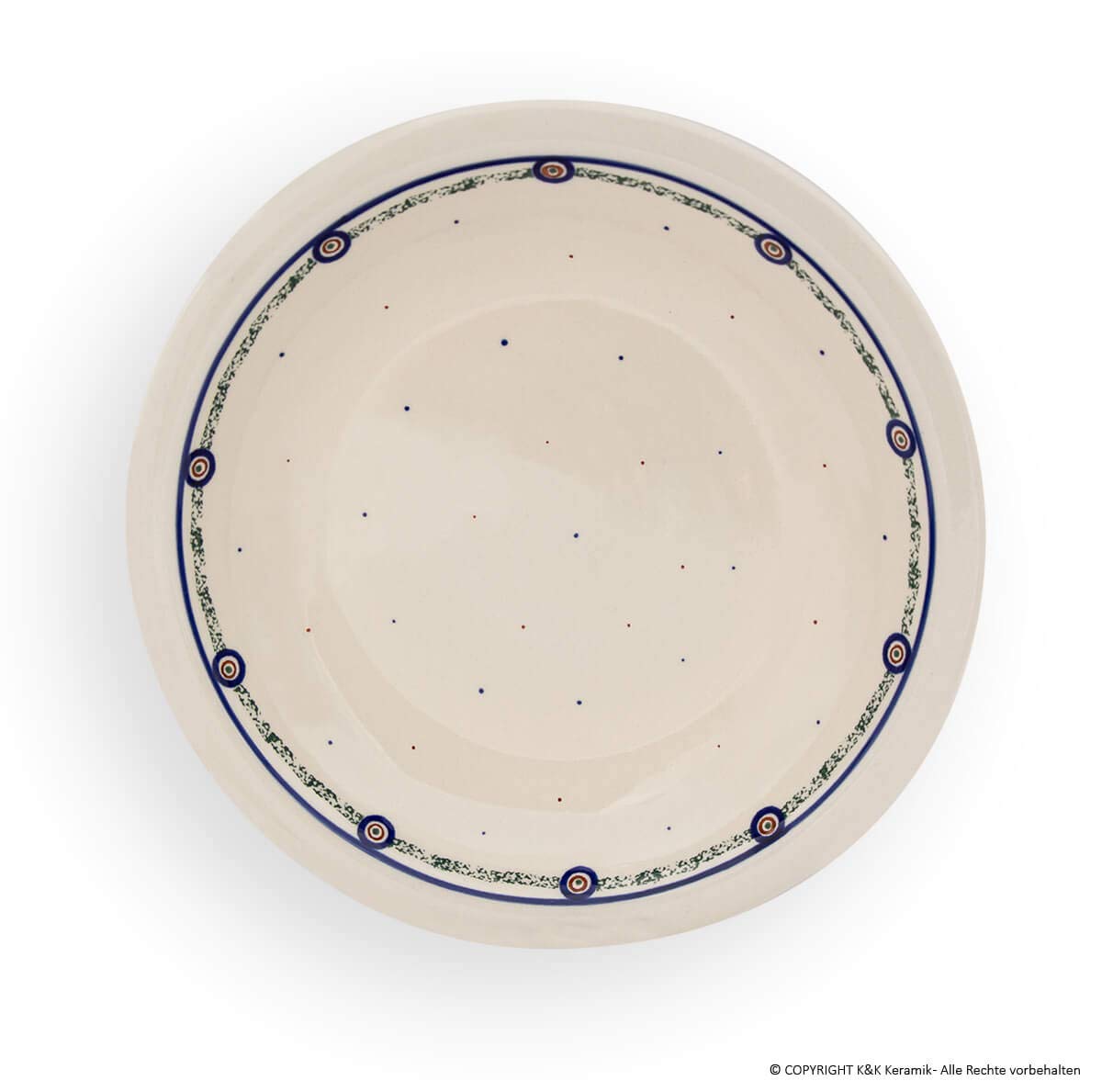 Assiette creuse Bunzlauer Keramik 22,5 cm vaisselle en terre cuite décor 114