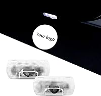 Vista 8 de 2 piezas de luces LED para puerta de coche con logotipo, sin decoloración, proyector de cortesía, luz láser de bienvenida, luz de sombra fantasma