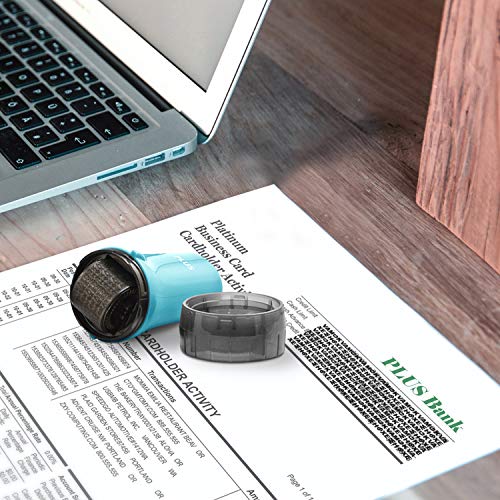Image of Guard Your ID Advanced 2.0 Rollers Identity for Theft Address Eraser and Security Prevention (Regular 3-Pack, Turquoise)