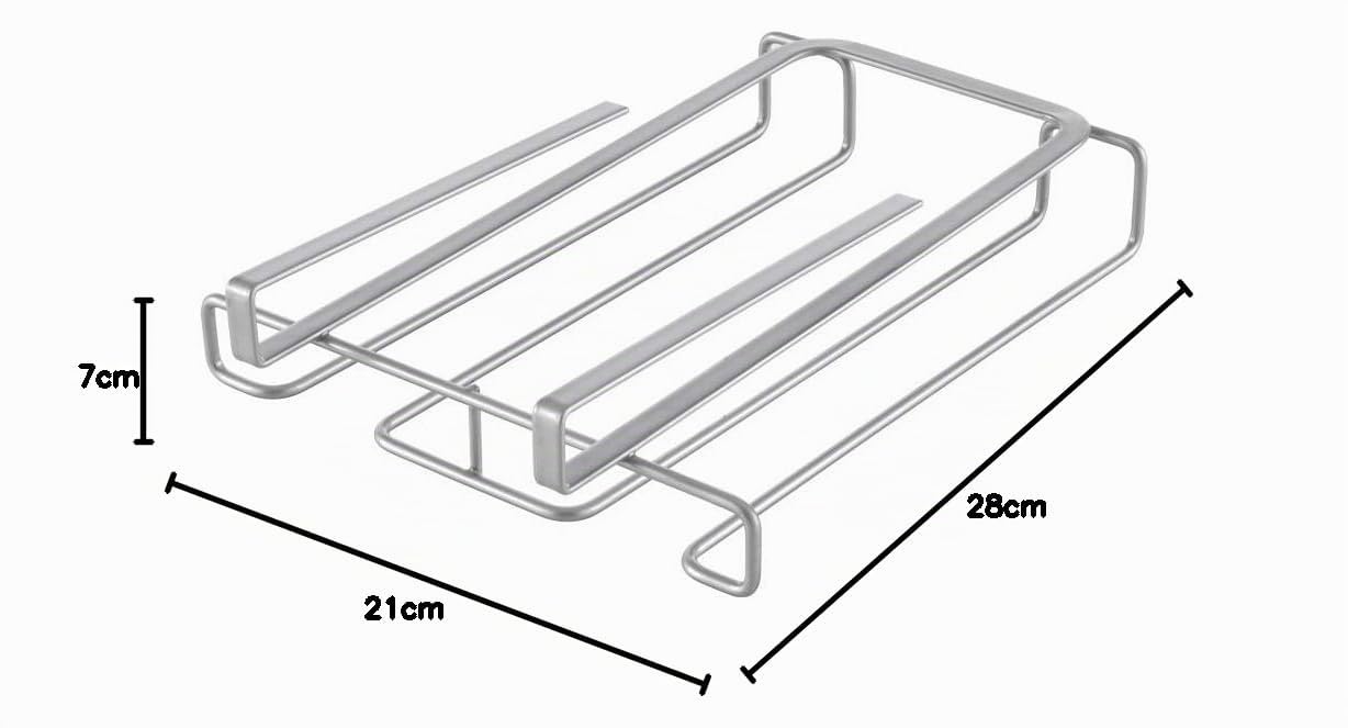 Metaltex MY GLASS-Colgador Universal Copas, 21x28x7 cm