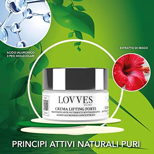 LOVVES Strong Lifting Cream, High Natural Cosmetics, Anti-Wrinkle Face Cream, Redensing, Nutritive, Revitalising - Image 2