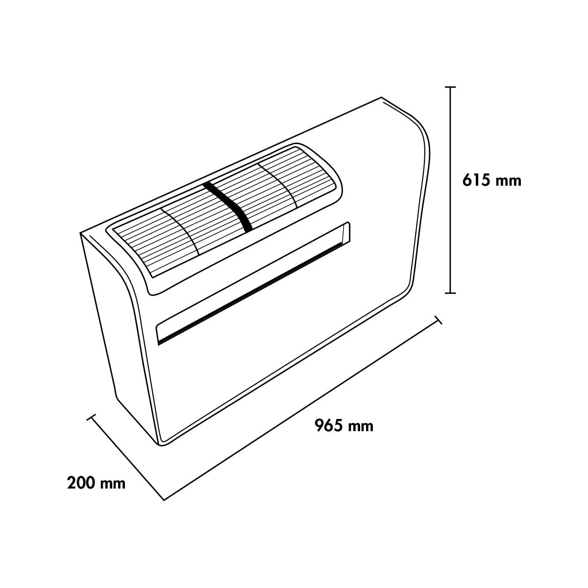 ARGO APOLLO 12 HP Climatiseur sans unité externe 2,35 kW Pompe à chaleur R32 Blanc | Inverter R32 avec Pompe à Chaleur et WiFi Intégré, Clim Mural Silencieux Slim 20 cm