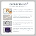 ENERGYSOUND 432Hz A note 3rd Eye Chakra Frosted Quartz Crystal Singing Bowl 8 inch with Heavy Duty Case bag mallet &O-ring included