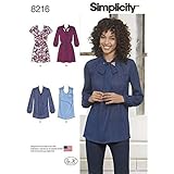 Simplicity 8216 Women's Dress and Tunic Sewing Pattern, Sizes 14-22