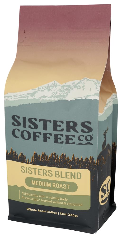 Sisters Coffee Company Sisters Blend - Café en Grano Tostado Medio 12oz miniatura 3