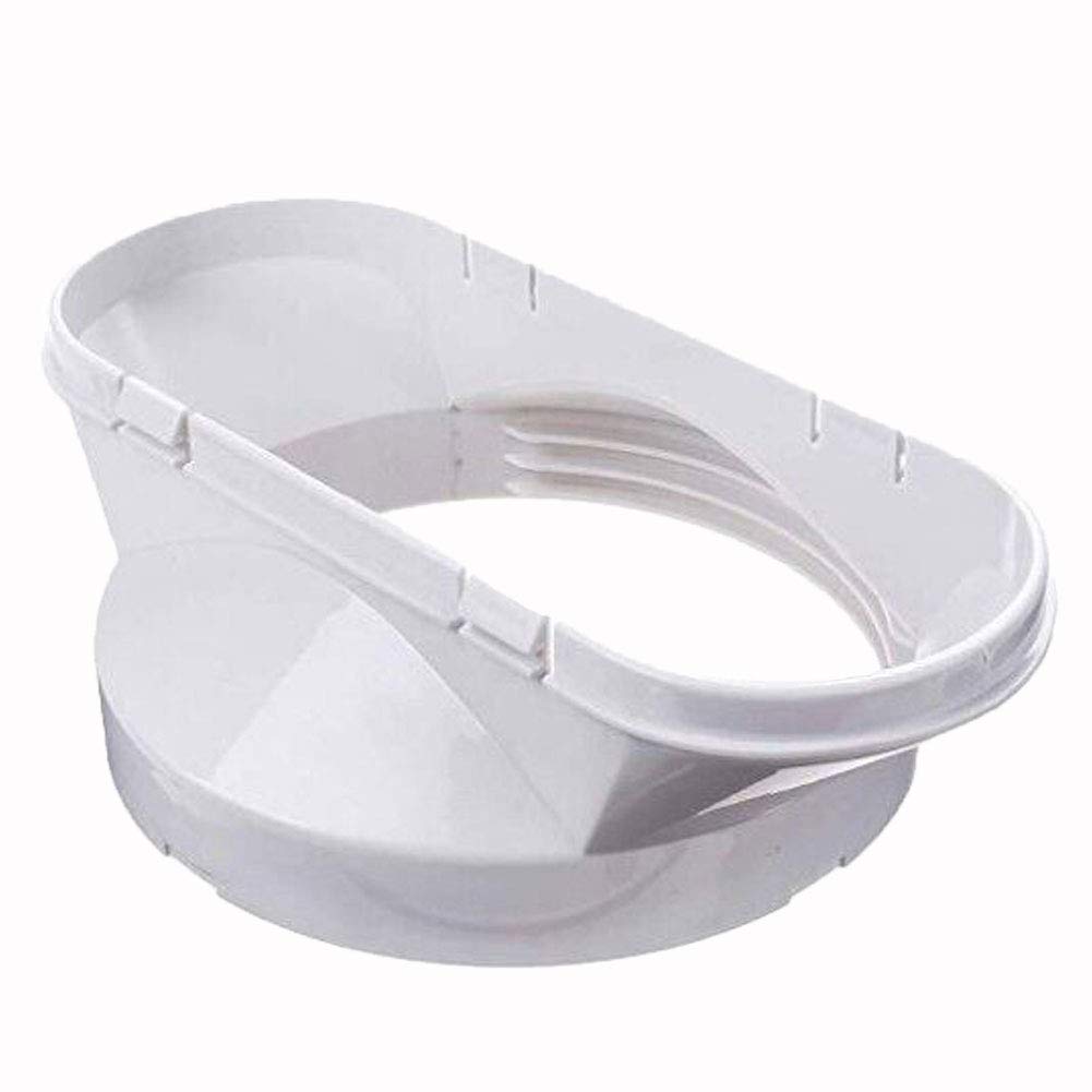 Opla3ofx Portable Air Conditioner Window Kit Replacement Adapter, 13cm Portable Air Conditioner Window Plate Exhaust Hose Connector Duct Adapter, Multicolor