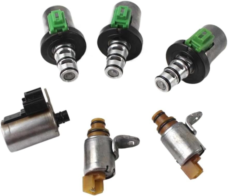Transmission Solenoid Kit 48420K-R 4F27E FN4A-EL Compatible With Focus 2000 2012 2 3 5 6 CX-7 5 Speed Engine Automotive Parts 6 Piece