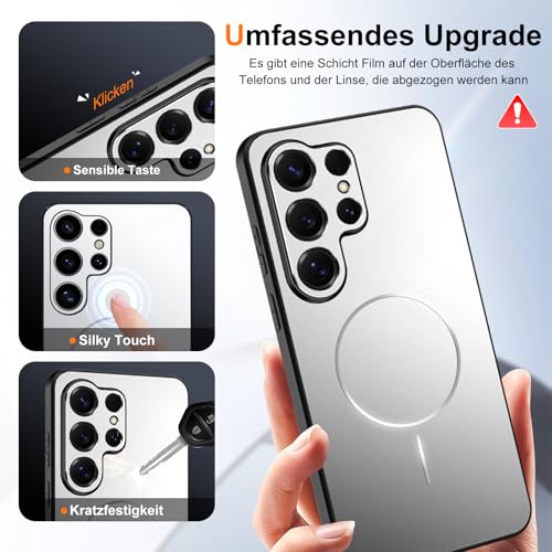 Coque Samsung S22 Ultra MagSafe robuste anti-choc grise - 3