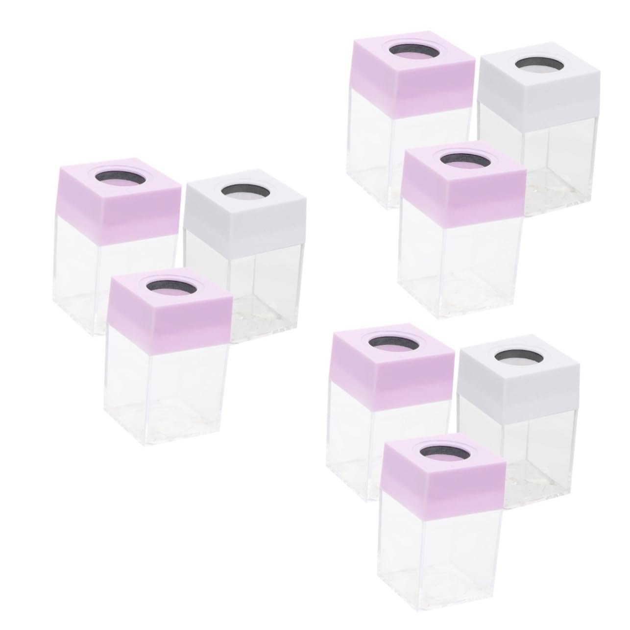 NUOBESTY 9stücke Transparenter Magnetischer Büroklammerhalter Teiliges Praktischer Spender Für Büroklammern Stilvoller Organizer Für Schreibtisch Und Büro Leicht Und Langlebig Für