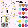 SHUANGART Frame Beading Loom Kit for Beaded Bracelets Earrings Belts Making, Includes 17250 3mm Seed Beads,150 Meter Crystal Elastic Cord, Beading Trays, Needles and Instruction for DIY Craft Jewelry