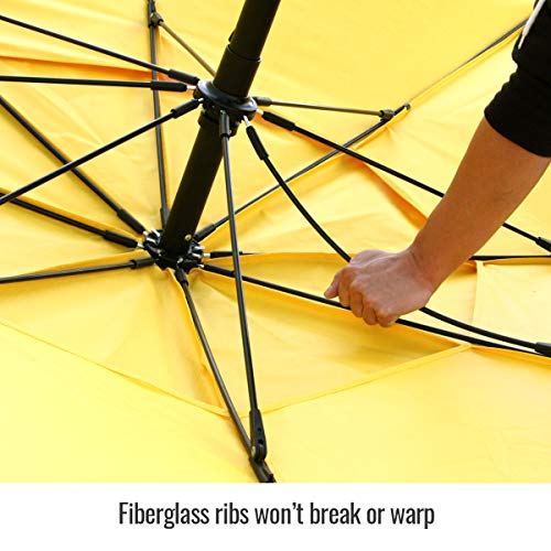 Black Stallion UB150 FR Industrial Umbrella And Tripod Stand Combo Set