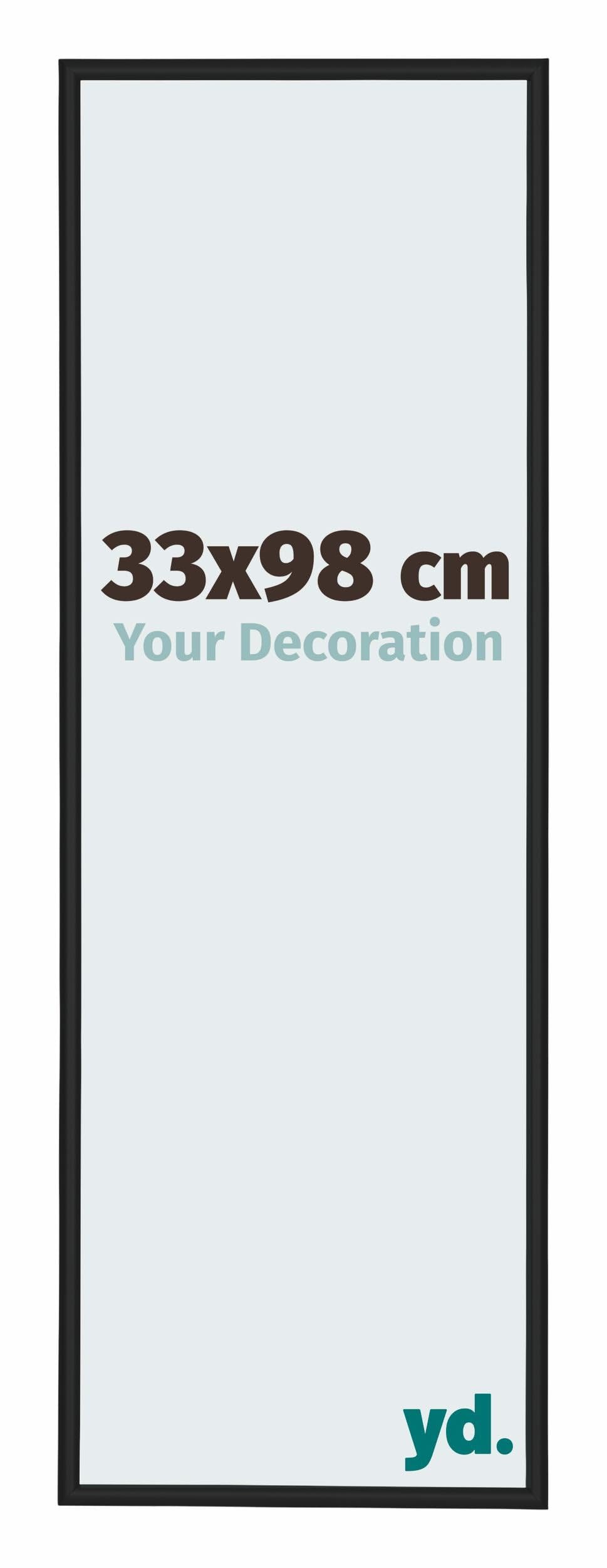 Cadre 33x98 cm noir mat aluminium pour sublimer votre décoration murale New York