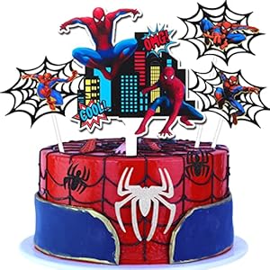 Superheld Cake Toppers Cake Decoraties Gelukkige Verjaardag Cake Toppers Superheld Verjaardag Decoraties voor Verjaardag Superheld Cupcake Toppers voor Kids Party Verjaardag Cake Decoratie Feestbenodigdheden Decor